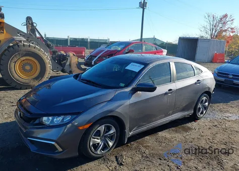 2020 Honda Civic Lx z USA, uszkodzony, nr VIN 19XFC2F66LE001402